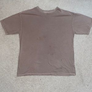 Pacsun Oversized Neutral Brown tee